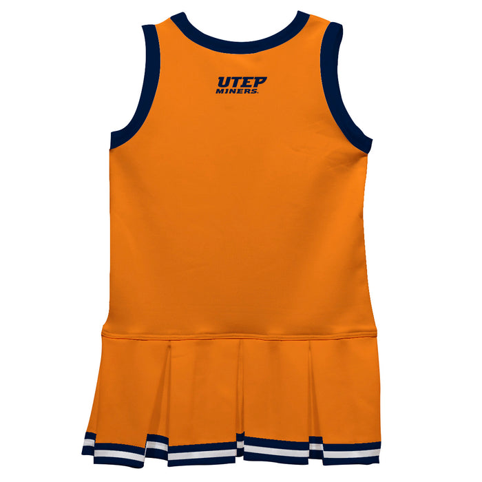 Texas at El Paso Miners Vive La Fete Game Day Orange Sleeveless Cheerleader Dress - Vive La Fête - Online Apparel Store