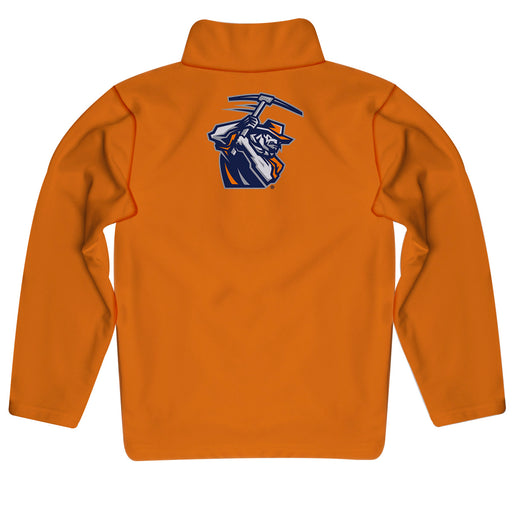 Texas at El Paso Miners Vive La Fete Game Day Solid Orange Quarter Zip Pullover Sleeves - Vive La Fête - Online Apparel Store