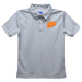 Texas at El Paso Miners Embroidered Gray Short Sleeve Polo Box Shirt