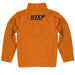Texas at El Paso Miners Vive La Fete Logo and Mascot Name Womens Orange Quarter Zip Pullover - Vive La Fête - Online Apparel Store