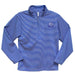 Tennessee State Tigers Embroidered Royal Stripes Quarter Zip Pullover