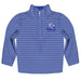 Tennessee State Tigers Embroidered Royal Stripes Quarter Zip Pullover