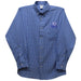 Tennessee State Tigers Embroidered Royal Gingham Long Sleeve Button Down