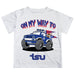 Tennessee State Tigers Vive La Fete Monster Truck Boys Game Day White Short Sleeve Tee