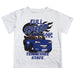 Tennessee State Tigers Vive La Fete Toy Racing Car Boys Game Day White Short Sleeve Tee