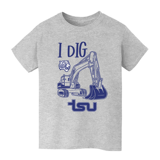 Tennessee State Tigers Vive La Fete Excavator Heather Grey Cotton Short Sleeve Tee