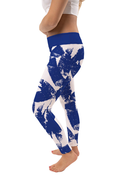 Tennessee State Tigers Vive La Fete Paint Brush Logo on Waist Women Reflex Blue Yoga Leggings - Vive La Fête - Online Apparel Store