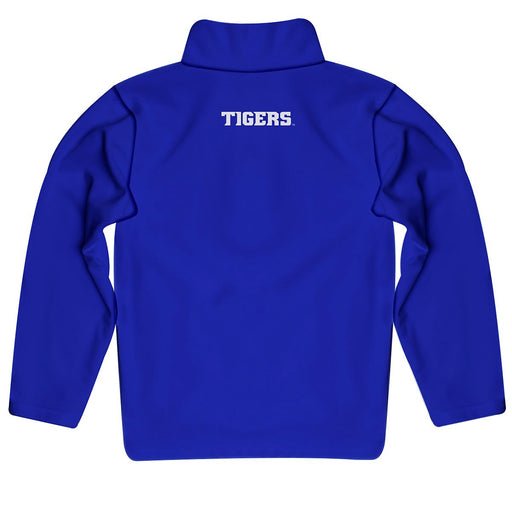 Tennessee State Tigers Vive La Fete Logo and Mascot Name Womens Blue Quarter Zip Pullover - Vive La Fête - Online Apparel Store