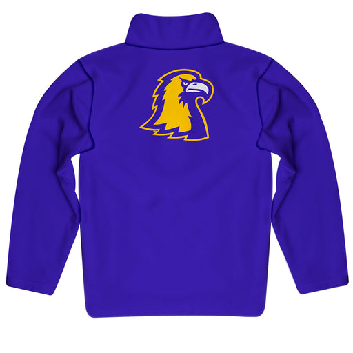Tennessee Tech Golden Eagles TTU Vive La Fete Game Day Solid Purple Quarter Zip Pullover Sleeves - Vive La Fête - Online Apparel Store