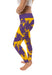 Tennessee Tech Golden Eagles TTU Vive La Fete Paint Brush Logo on Waist Women Purple Yoga Leggings - Vive La Fête - Online Apparel Store