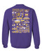 Tennessee Tech Golden Eagles TTU Hand Sketched Vive La Fete Impressions Artwork Purple Crew Neck Sweatshirt for Women - Vive La Fête - Online Apparel Store
