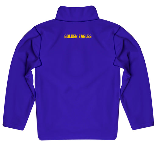 Tennessee Tech Golden Eagles TTU Vive La Fete Logo and Mascot Name Womens Purple Quarter Zip Pullover - Vive La Fête - Online Apparel Store