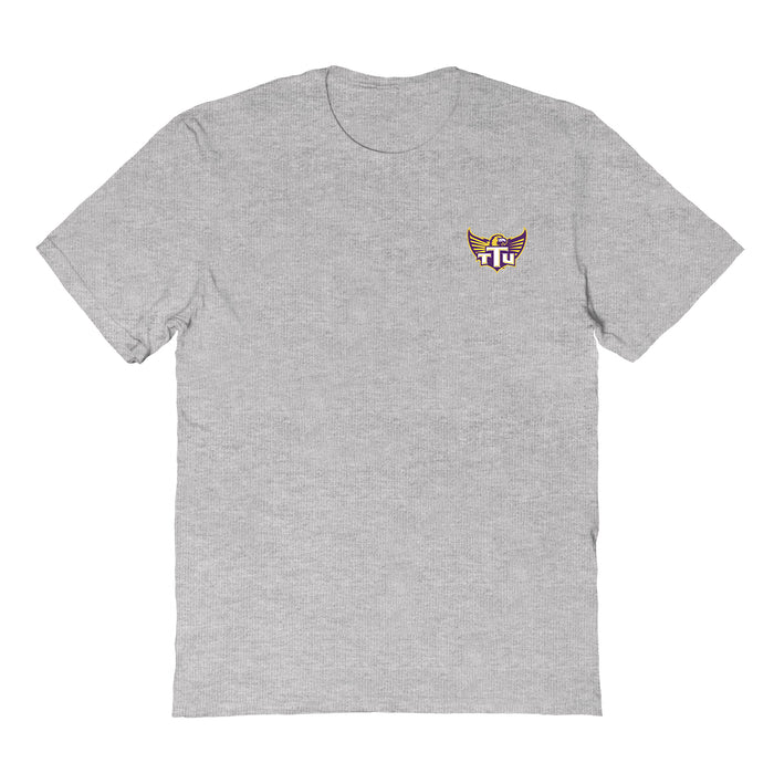 Tennessee Tech Golden Eagles TTU Vive La Fete Impressions Artwork Grey Womens Cotton Tshirt