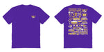 Tennessee Tech Golden Eagles TTU Vive La Fete Impressions Artwork Purple Womens Cotton Tshirt - Vive La Fête - Online Apparel Store