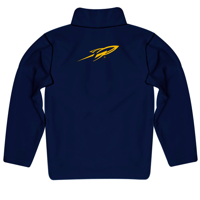 University of Toledo Rockets Vive La Fete Game Day Solid Blue Quarter Zip Pullover Sleeves - Vive La Fête - Online Apparel Store