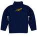 University of Toledo Rockets Vive La Fete Game Day Solid Blue Quarter Zip Pullover Sleeves - Vive La Fête - Online Apparel Store
