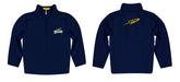University of Toledo Rockets Vive La Fete Game Day Solid Blue Quarter Zip Pullover Sleeves - Vive La Fête - Online Apparel Store