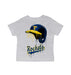 University of Toledo Rockets Original Dripping Baseball Helmet Grey Cotton T-Shirt  by Vive La Fete