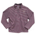 Troy Trojans Embroidered Maroon Stripes Quarter Zip Pullover