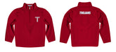 Troy Trojans Vive La Fete Game Day Solid Maroon Quarter Zip Pullover Sleeves - Vive La Fête - Online Apparel Store