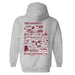 Troy Trojans Hand Sketched Artwork Cotton Fleece Women Hoodie - Vive La Fête - Online Apparel Store