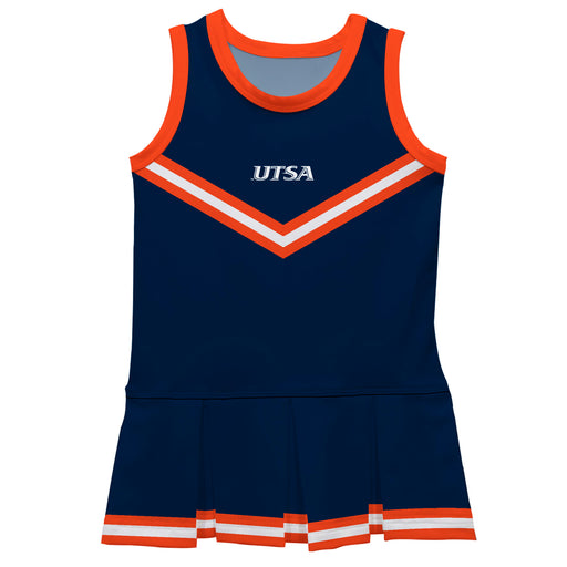 Texas at San Antonio Roadrunners Vive La Fete Game Day Blue Sleeveless Cheerleader Dress