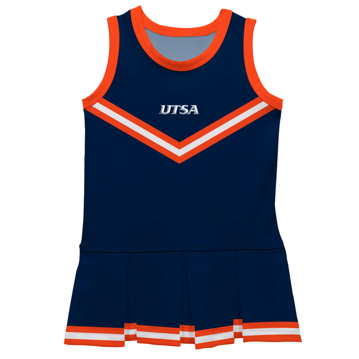 Texas at San Antonio Roadrunners Vive La Fete Game Day Blue Sleeveless Cheerleader Dress