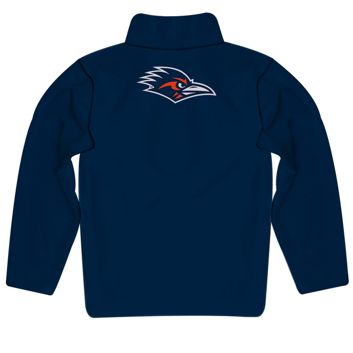 Texas at San Antonio Roadrunners Vive La Fete Game Day Solid Blue Quarter Zip Pullover Sleeves - Vive La Fête - Online Apparel Store