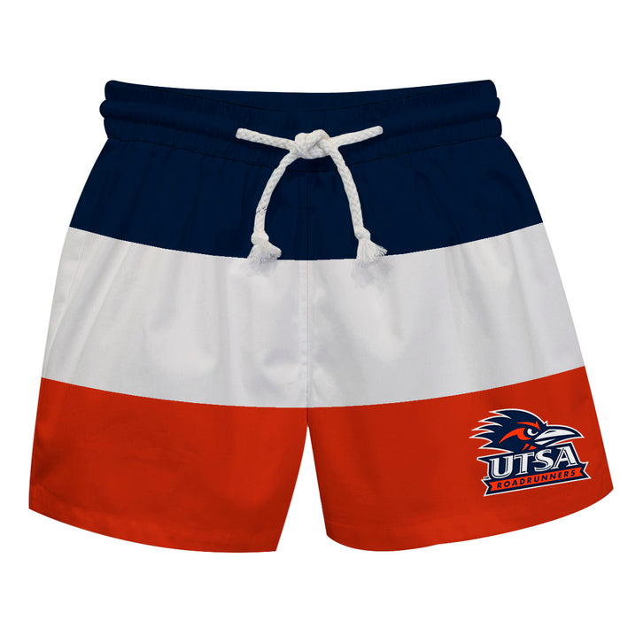 Texas at San Antonio Roadrunners Vive La Fete Blue Stripes Swimtrunks V1