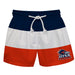 Texas at San Antonio Roadrunners Vive La Fete Blue Stripes Swimtrunks V1