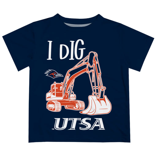 Texas at San Antonio Roadrunners Vive La Fete Excavator Boys Game Day Blue Short Sleeve Tee
