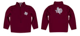 Texas Southern University Tigers Vive La Fete Game Day Solid Maroon Quarter Zip Pullover Sleeves - Vive La Fête - Online Apparel Store