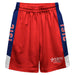 Texas State Technical College Vive La Fete Game Day Red Stripes Boys Solid Blue Athletic Mesh Short