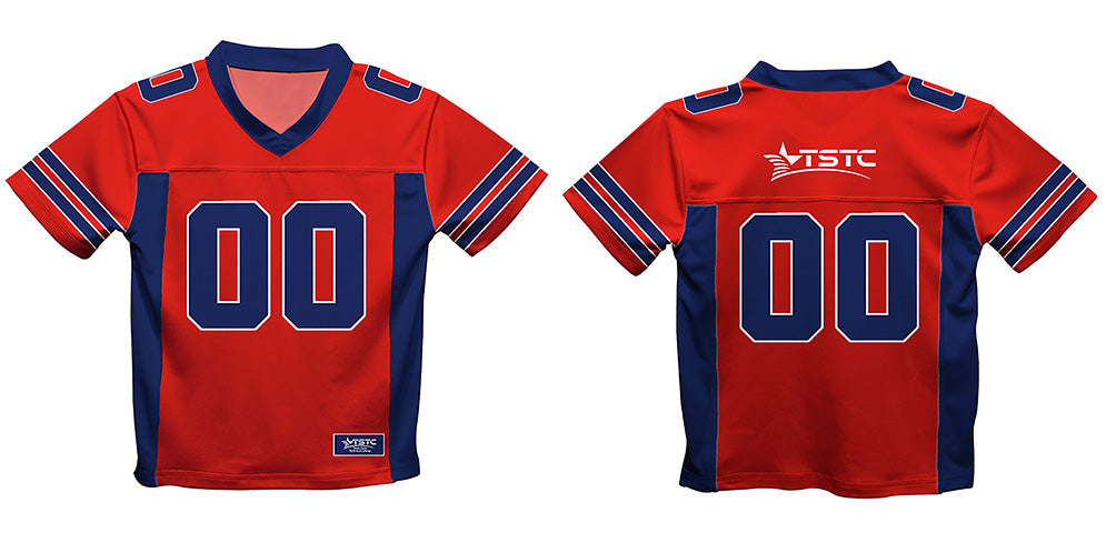 Texas State Technical College Vive La Fete Game Day Blue Boys Fashion Football T-Shirt - Vive La Fête - Online Apparel Store