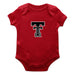 Texas Tech Red Raiders Cotton Short Sleeve Bodysuit White - Vive La Fête - Online Apparel Store