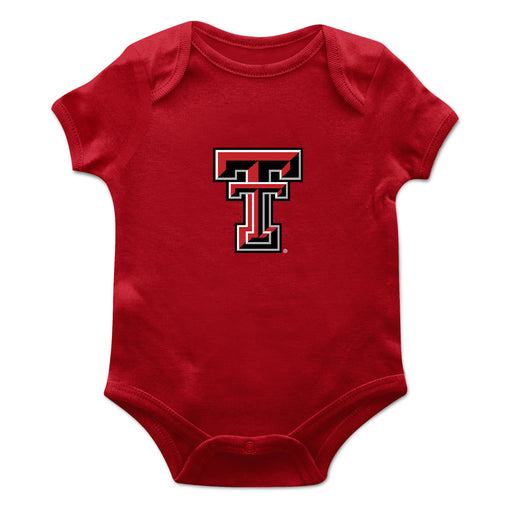 Texas Tech Red Raiders Cotton Short Sleeve Bodysuit Red