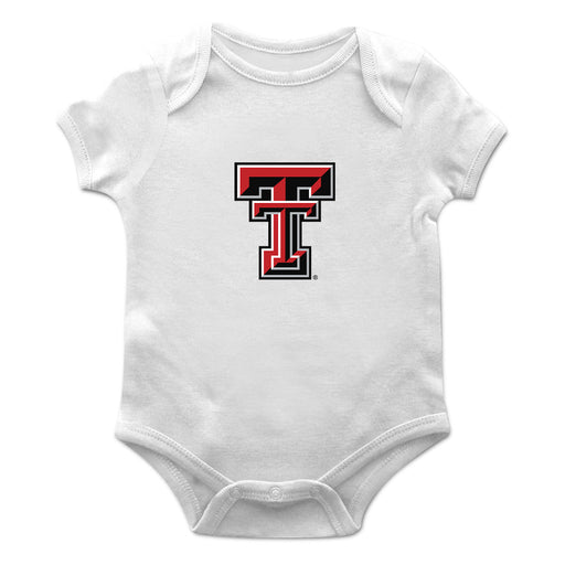 Texas Tech Red Raiders Cotton Short Sleeve Bodysuit White