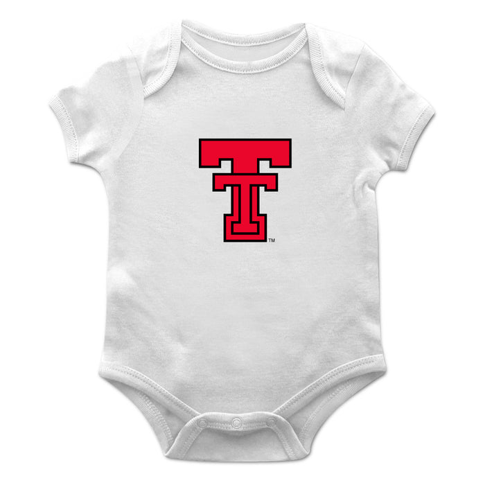 Texas Tech Red Raiders Cotton Short Sleeve Bodysuit White - Vive La Fête - Online Apparel Store