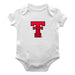 Texas Tech Red Raiders Cotton Short Sleeve Bodysuit White - Vive La Fête - Online Apparel Store
