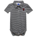 Texas Tech Red Raiders Embroidered Black Stripe Knit Boys Polo Bodysuit - Vive La Fête - Online Apparel Store