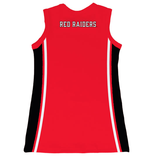 Texas Tech Red Raiders Sleeveless Cheerleader A Line Dress Red - Vive La Fête - Online Apparel Store