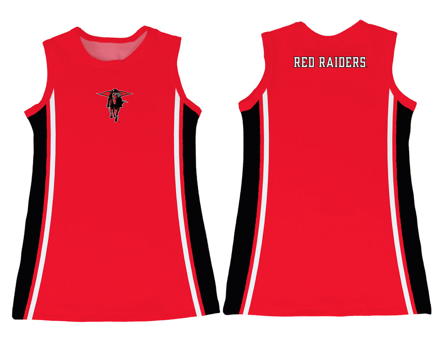 Texas Tech Red Raiders Sleeveless Cheerleader A Line Dress Red - Vive La Fête - Online Apparel Store