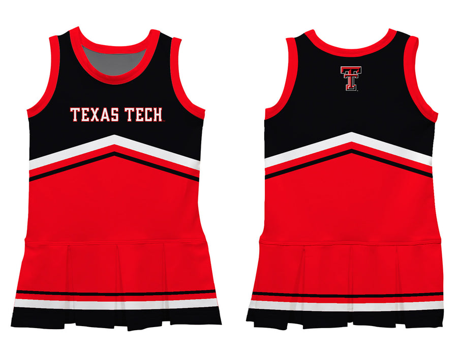 Texas Tech Red Raiders Vive La Fete Game Day Black and Red Sleeveless Chearleader Dress - Vive La Fête - Online Apparel Store