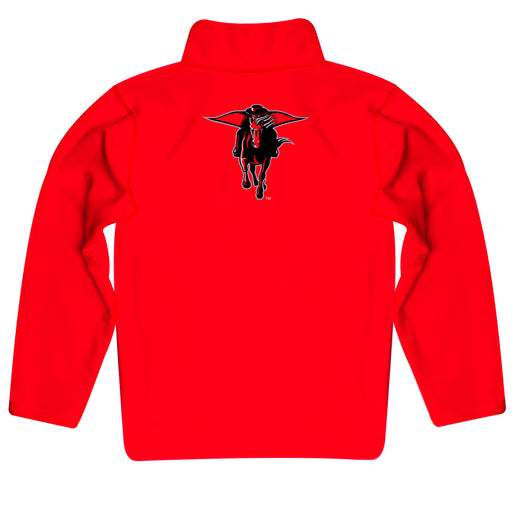 Texas Tech Red Raiders Vive La Fete Game Day Solid Red Quarter Zip Pullover Sleeves - Vive La Fête - Online Apparel Store