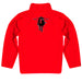 Texas Tech Red Raiders Vive La Fete Game Day Solid Red Quarter Zip Pullover Sleeves - Vive La Fête - Online Apparel Store