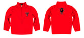 Texas Tech Red Raiders Vive La Fete Game Day Solid Red Quarter Zip Pullover Sleeves - Vive La Fête - Online Apparel Store
