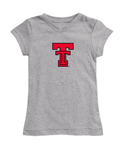 Texas Tech Red Raiders Girl´s Fitted Cotton T-shirt White - Vive La Fête - Online Apparel Store