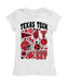 Texas Tech Red Raiders Girl´s Fitted Cotton T-shirt White