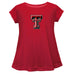 Texas Tech Red Raiders Short Sleeve Youth Cotton Top Red