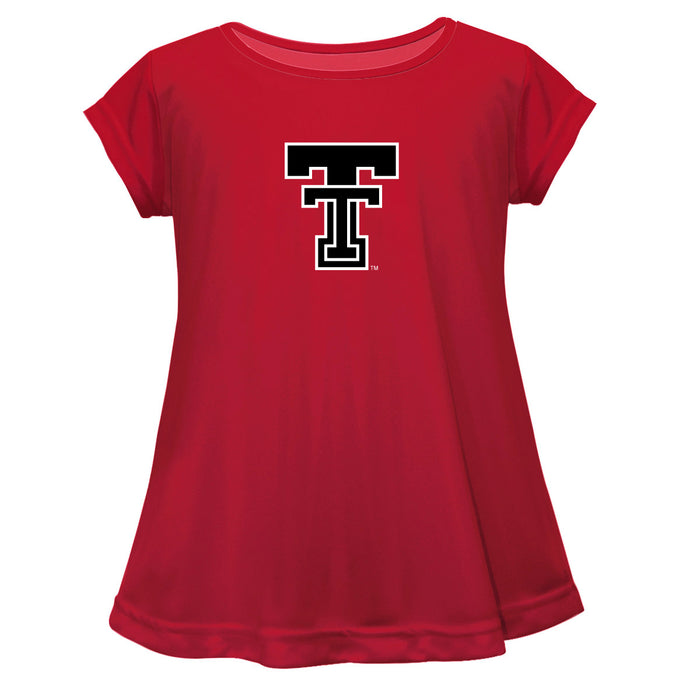 Texas Tech Red Raiders Short Sleeve Youth Cotton Top White - Vive La Fête - Online Apparel Store